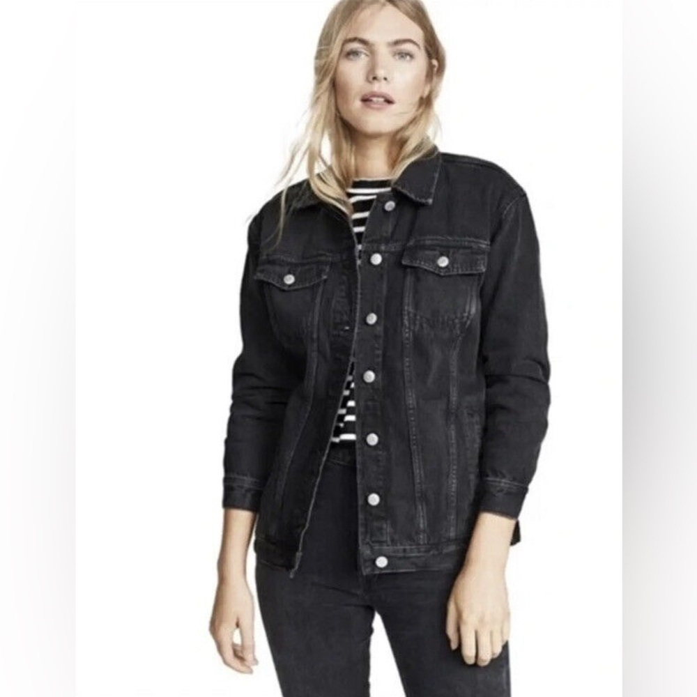 Bluenotes Oversized Fit Denim Dark Wash Jacket